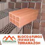 Bloco 6 furos